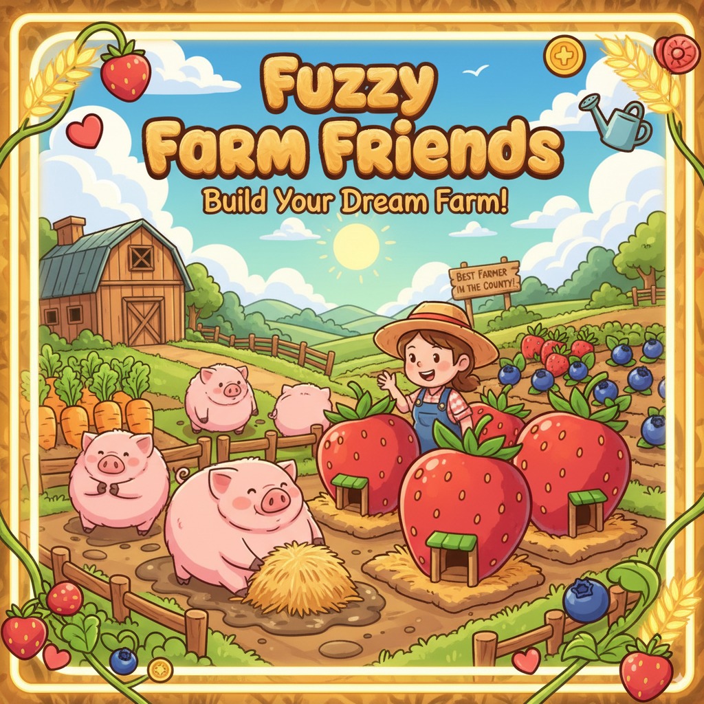 A cute pig farming game